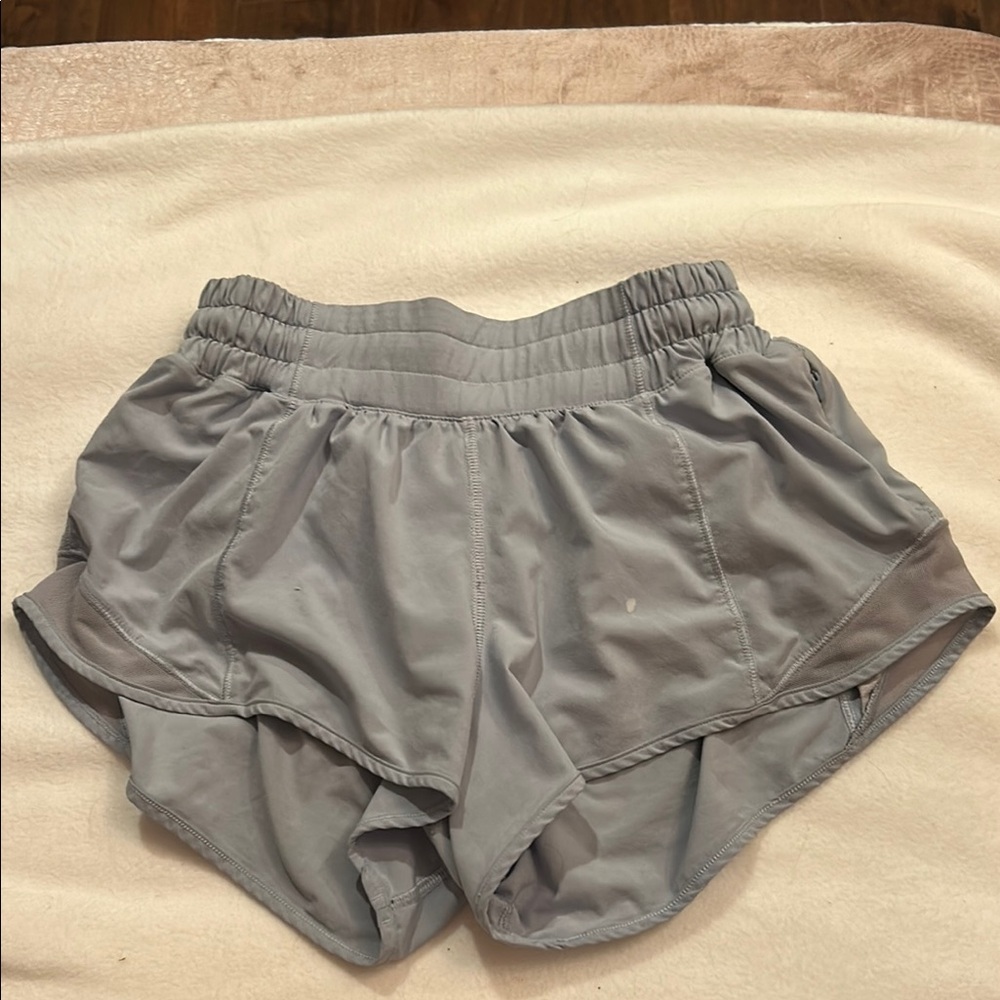 Women's Light Blue Athletic Shorts